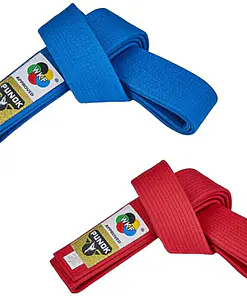 Punok Kata WKF konkurrencebælte - rød eller blå - WKF
