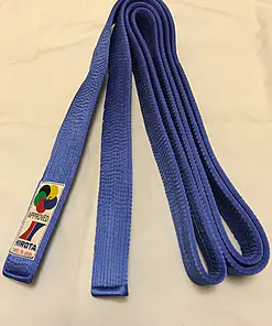 Hirota Satin karatebælte blå eller rød - Extra-large