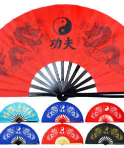 Tai Chi-vifte (Tai Ji Shan) Dobbelt Drage – Skræddersyet