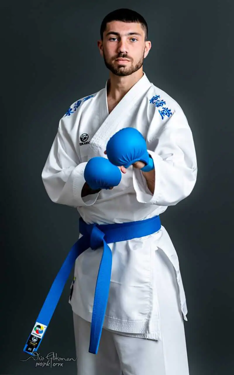Kimono Karate Tokaido Kumite Master K1 - Premiere League-blå