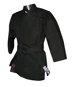 Klassisk sort Miyasaki kimono - Noris