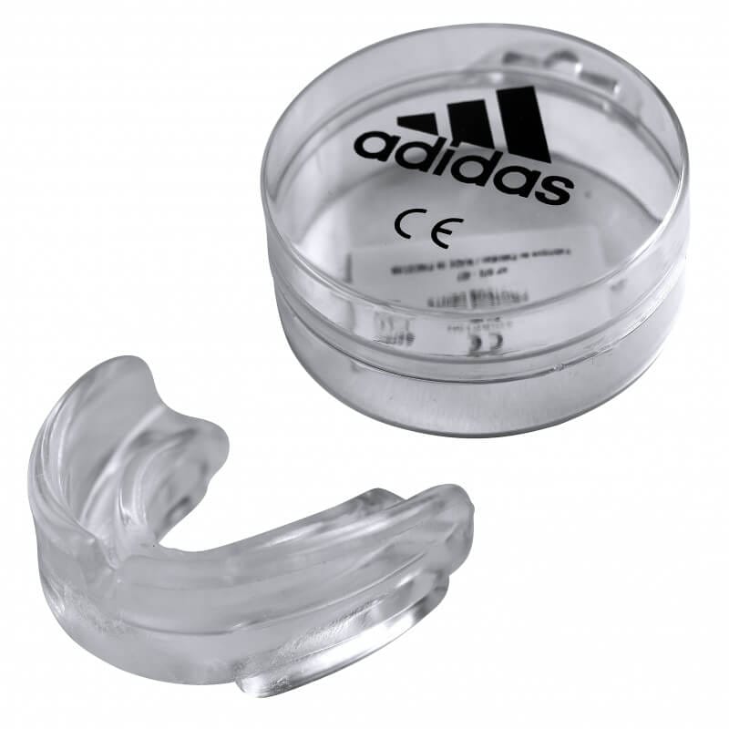 Dobbelt CE-mundbeskytter - Adidas 4 CE dobbelt mundbeskytter - Adidas med etui