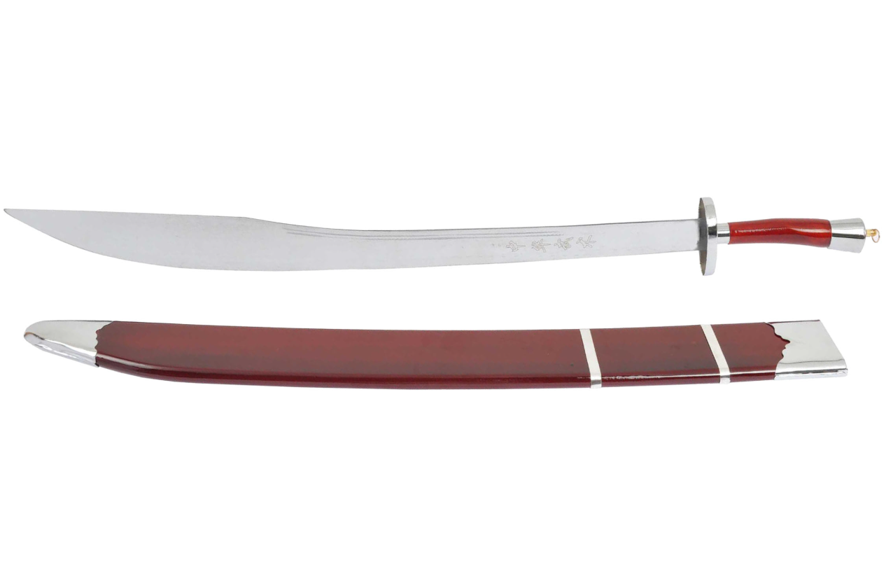 Tai Ji-sværd – Tai Chi – Luksusudgave – Semistift blad (Copie) (Copie) (Copie) (Copie) (Copie) (Copie) (Copie) (Copie) (Copie) 2 Sabre d'entraînement Kung Fu semi-flexible rouge avec fourreau