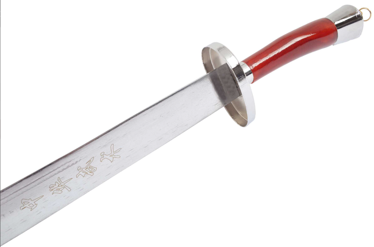 Tai Ji-sværd – Tai Chi – Luksusudgave – Semistift blad (Copie) (Copie) (Copie) (Copie) (Copie) (Copie) (Copie) (Copie) (Copie) 3 Sabre d'entraînement Kung Fu semi-flexible rouge fourreau