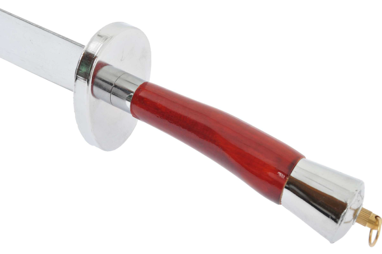 Tai Ji-sværd – Tai Chi – Luksusudgave – Semistift blad (Copie) (Copie) (Copie) (Copie) (Copie) (Copie) (Copie) (Copie) (Copie) 6 Sabre d'entraînement semi-flexible fourreau rouge