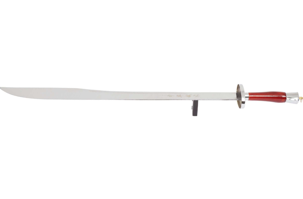 Tai Ji-sværd – Tai Chi – Luksusudgave – Semistift blad (Copie) (Copie) (Copie) (Copie) (Copie) (Copie) (Copie) (Copie) (Copie) 8 Sabre d'entraînement semi-flexible rouge argenté fourreau