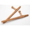 Tonfa Kamikaze Professional Kobudo rund egetræspar