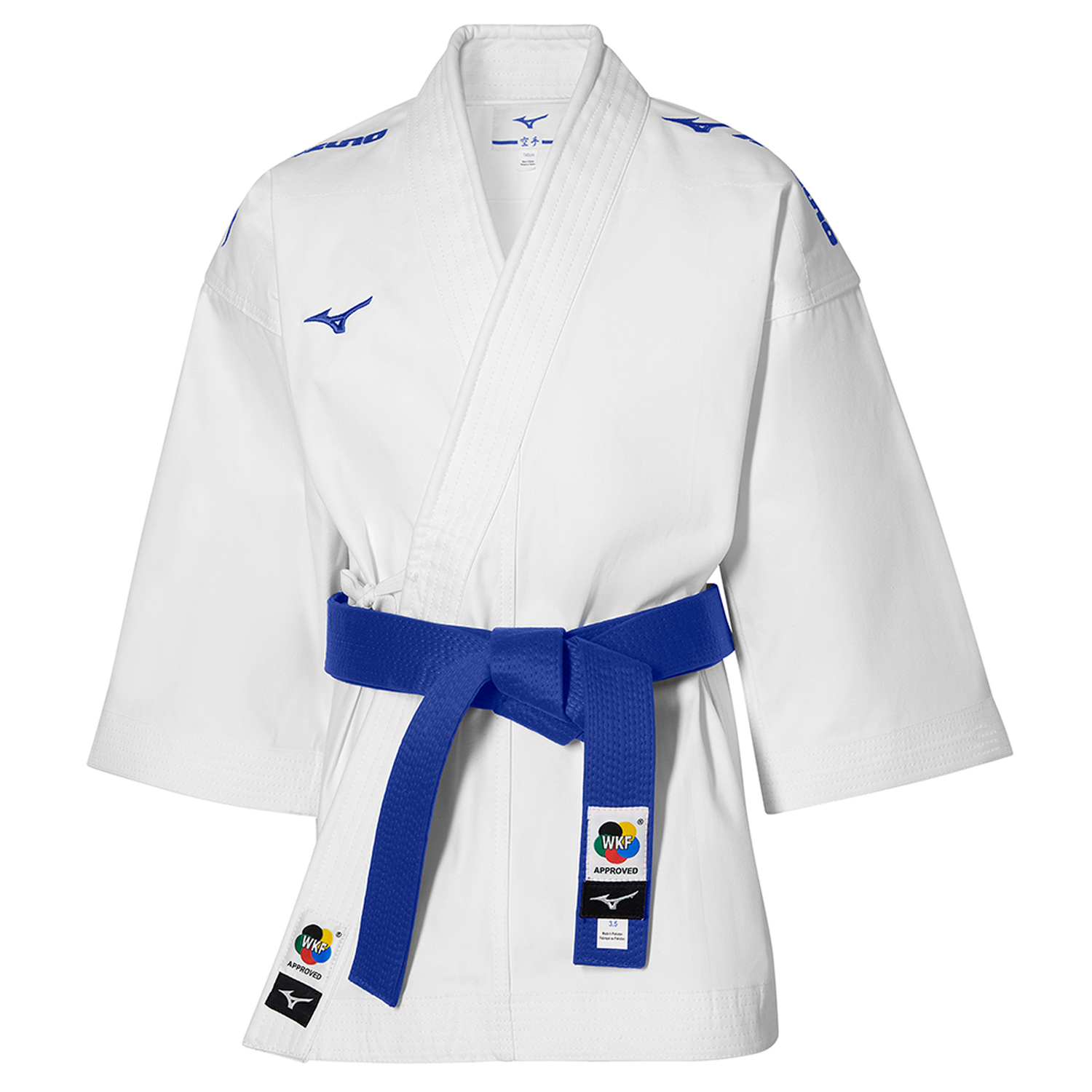 Mizuno broderet Tôshi WKF kumite karate jakke (Copie) 6 Veste Karaté Mizuno Kime Brodée – Kata – WKF bleu