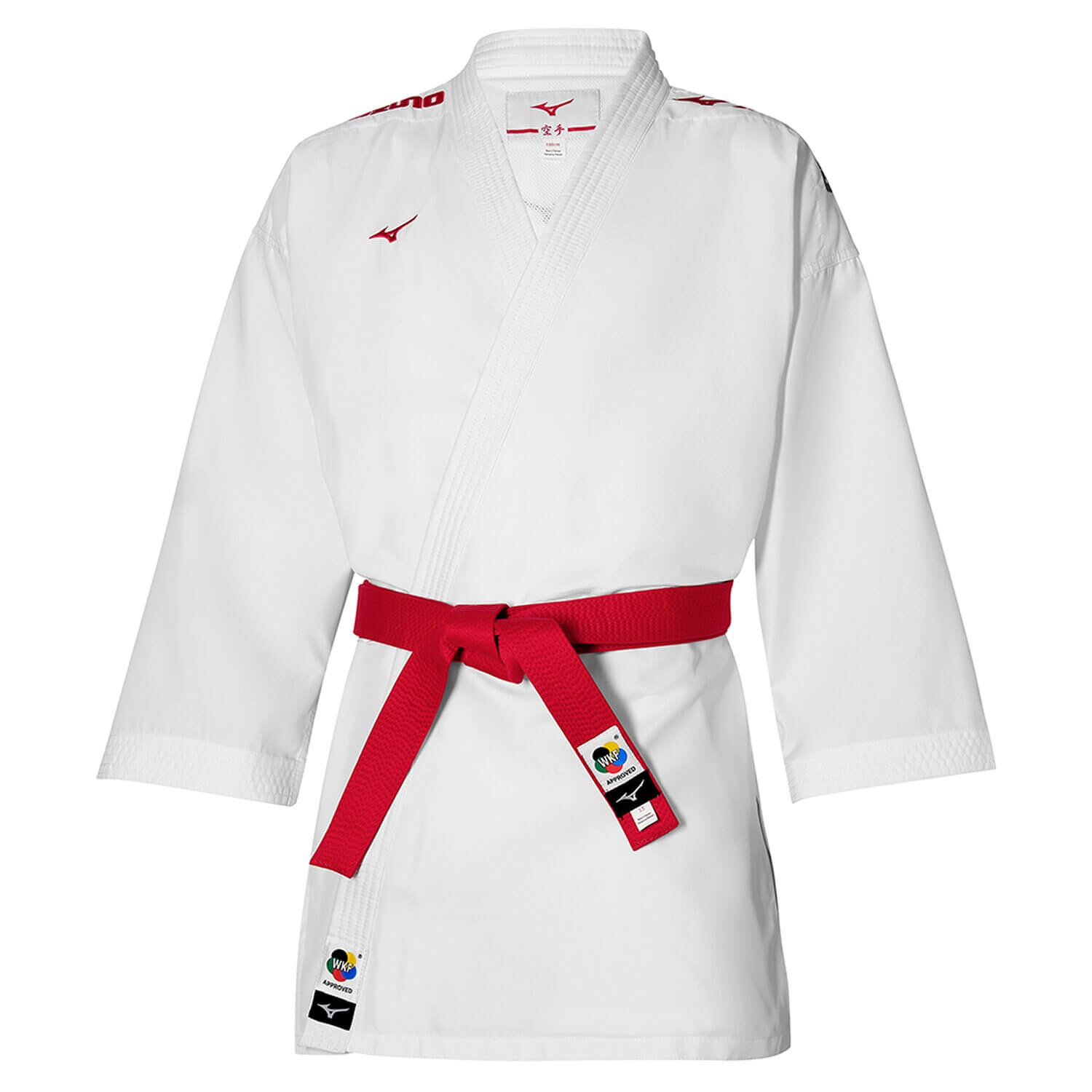 Mizuno broderet Tôshi WKF kumite karate jakke 3 Mizuno broderet Tôshi WKF kumite karate jakke