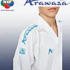 Kimono Arawaza Kumite Deluxe Evo Premier League rød/blå WKF 12 Arawaza