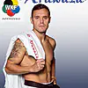 Kimono Arawaza Kumite Deluxe Evo Premier League rød/blå WKF 11 Arawaza