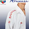 Kimono Arawaza Kumite Deluxe Evo Premier League rød/blå WKF 10 Arawaza