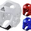 Adidas Karate træningshjelm hvid blå eller rød
