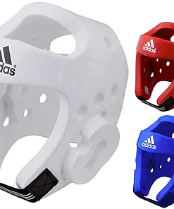 Adidas Karate træningshjelm hvid blå eller rød