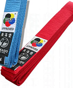 Tokaido Karate konkurrencebælte - rød eller blå
