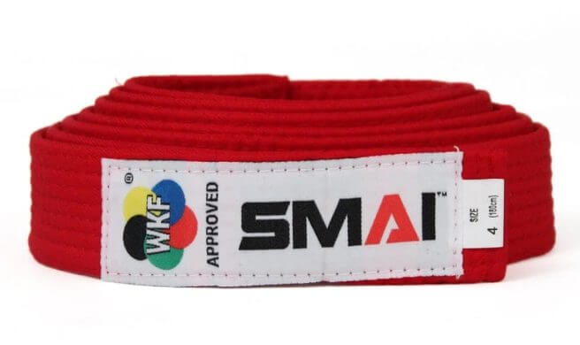 Kumite Style Karate Bælte SMAI - WKF 3 Karatebælte i Kumite-stil