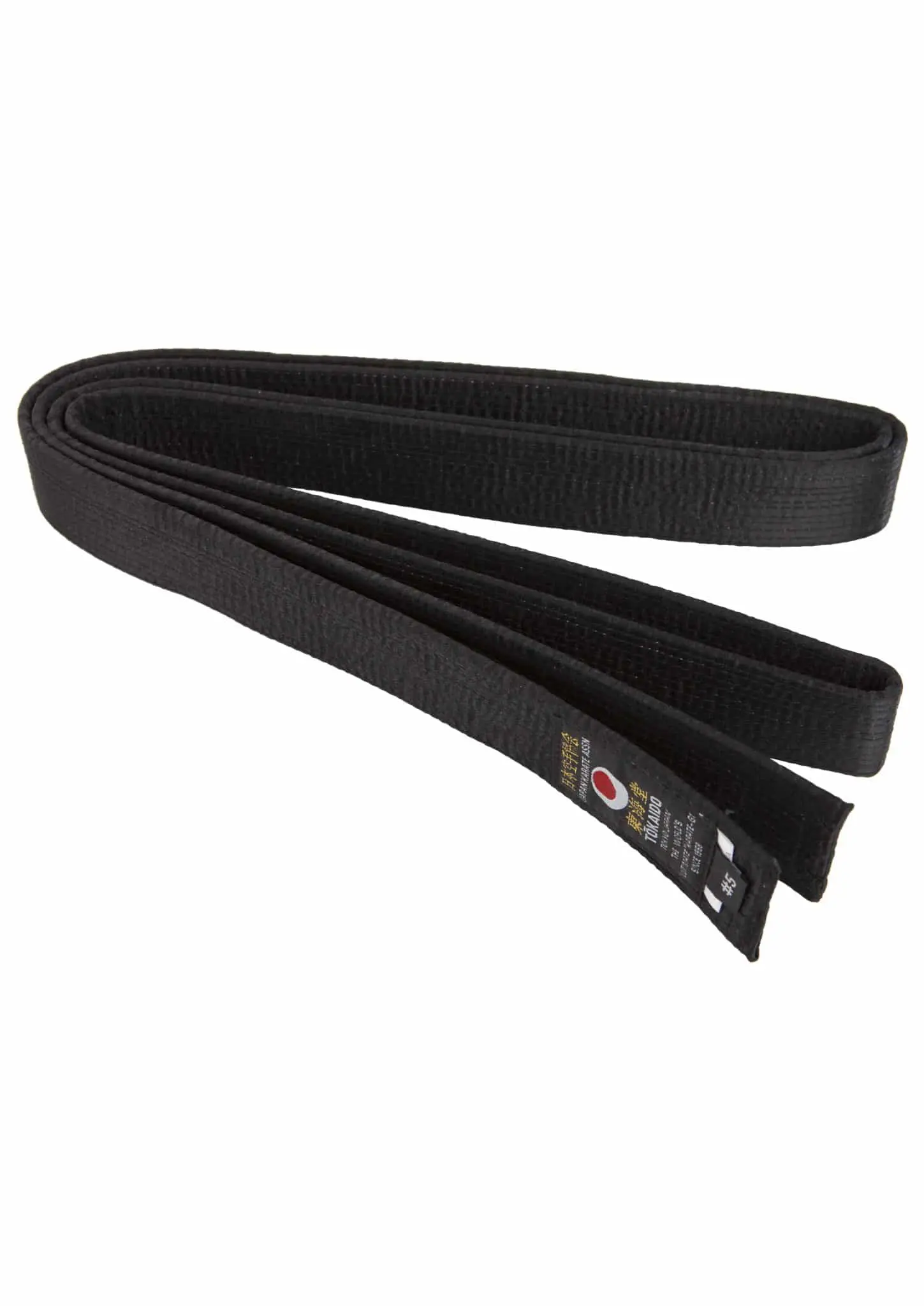 Tokaido Satin Karate Black Belt - Satin af høj kvalitet