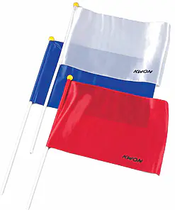 Kwon-voldgiftsflag med træhåndtag