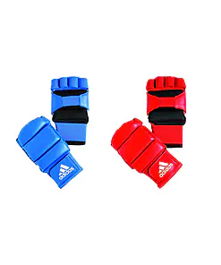 Blå eller røde ju-jitsu-handsker - Adidas