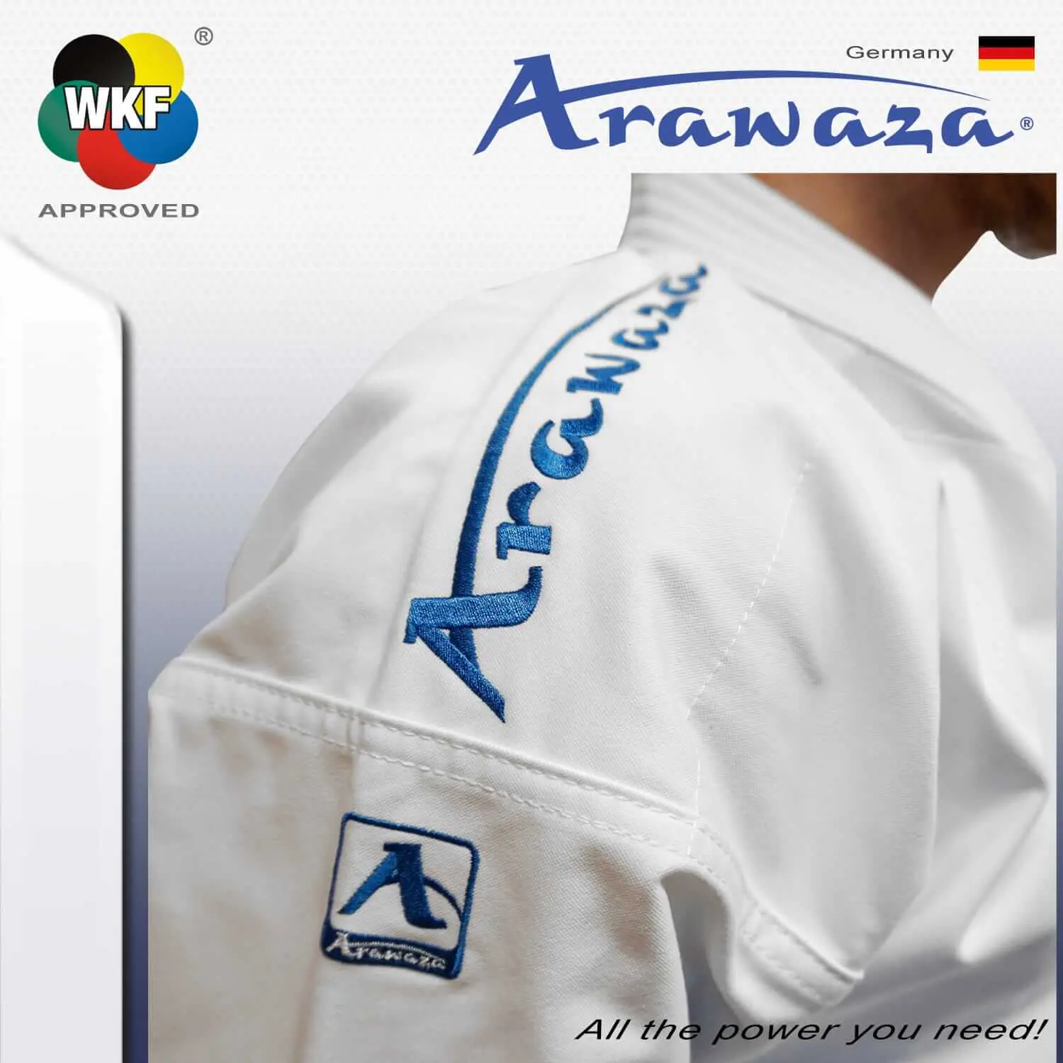 Karatedragt Arawaza Black Diamond - WKF - Pemière League - Women's Cup 4 karatedragt