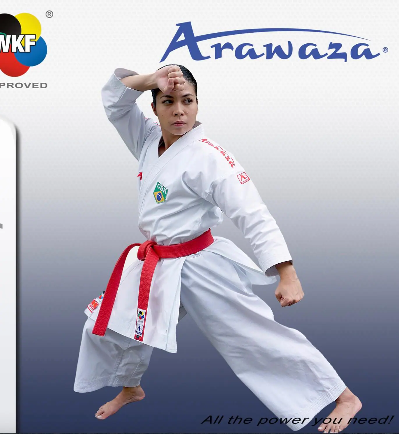 Karatedragt Arawaza Black Diamond - WKF - Dameskæringer 7 karatedragt