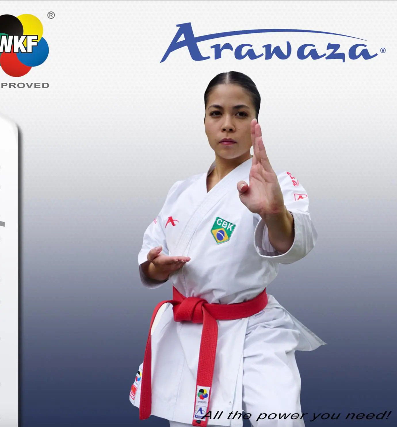 Karatedragt Arawaza Black Diamond - WKF - Dameskæringer 5 karatedragt