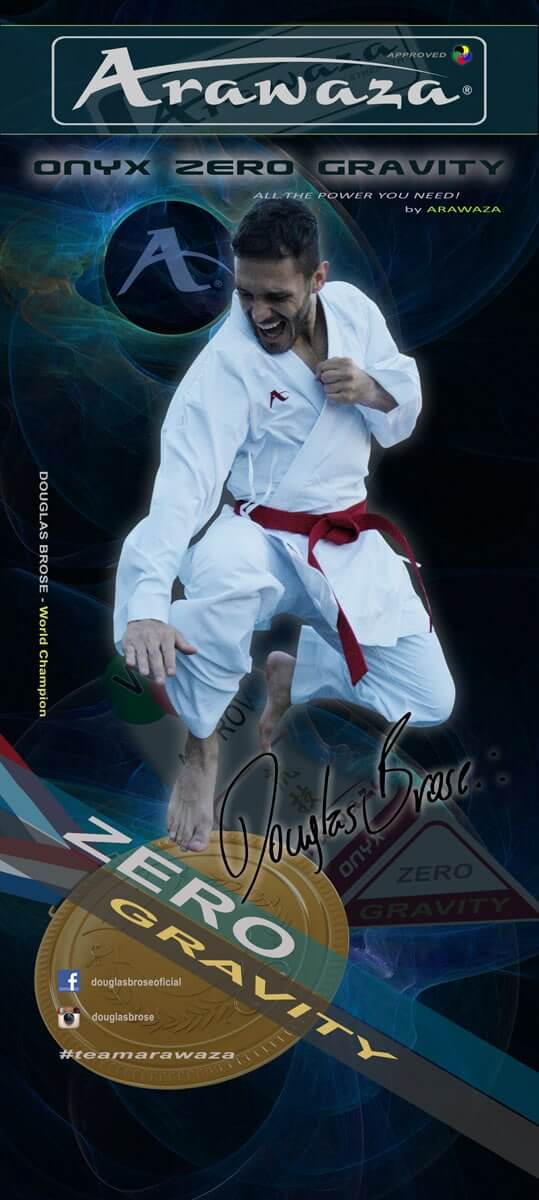 Karatedragt Arawaza Onyx Zero Gravity - WKF 4 karatedragt