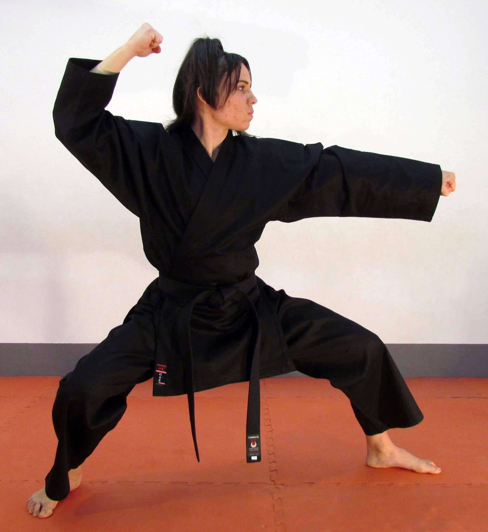 Kamikaze BASIC BLACK kimono jakke til karate - Sort 11 karatedragt