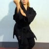 Kamikaze BASIC BLACK kimono jakke til karate - Sort 24 karatedragt