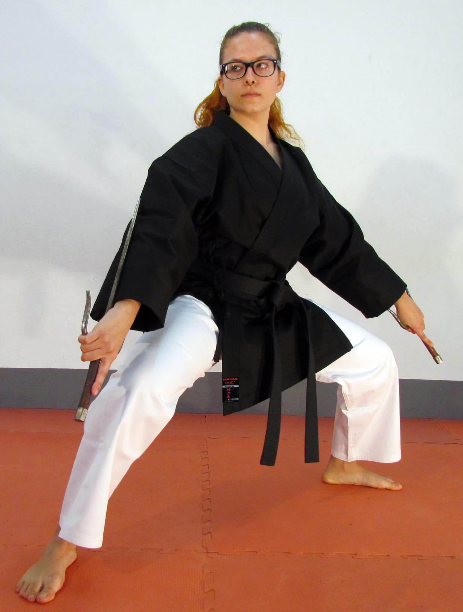 Kamikaze BASIC BLACK kimono jakke til karate - Sort 2 Karatedragt Kamikaze BASIC BLACK kimono jakke til Karate - Sort
