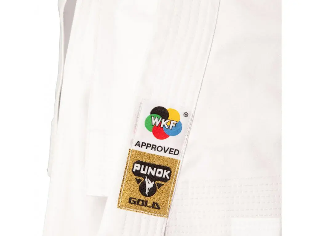Karatedragt Punok WKF Competition Gold Kata - Kombisæt 3 stk. 11 Karatedragt Punok WKF Competition Gold Kata - Kombisæt 3 stk. - Billede 9