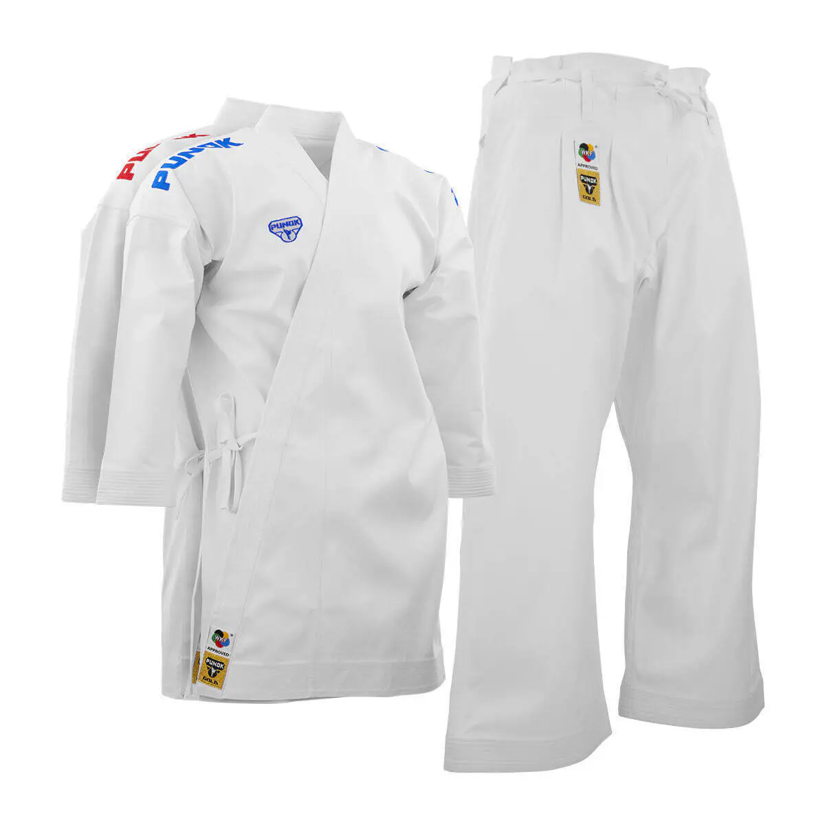 Karatedragt Punok WKF Competition Gold Kata - Kombisæt 3 stk. 3 Karatedragt Punok WKF Competition Gold Kata 3 stk.
