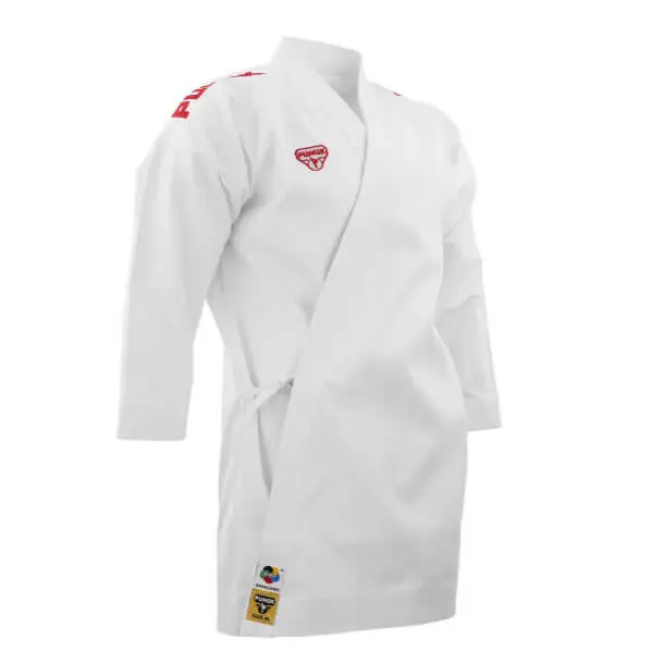 Karatedragt Punok WKF Competition Gold Kata - Kombisæt 3 stk. 4 karatedragt