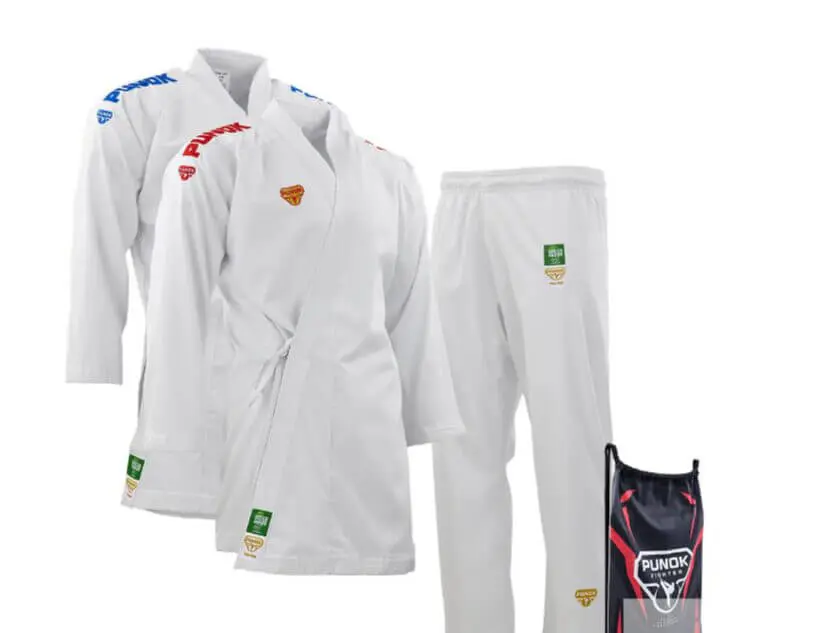 Karatedragt Punok WKF konkurrence Kumite - Takyon sæt 3 stk.