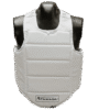 Kropsbeskytter Arawaza Hvid 1 plastron body protector arawaza blanc sur mannequin