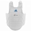 Karatesmæk Adidas Body Protector WKF - Hvid - til konkurrence. Model ADIP03