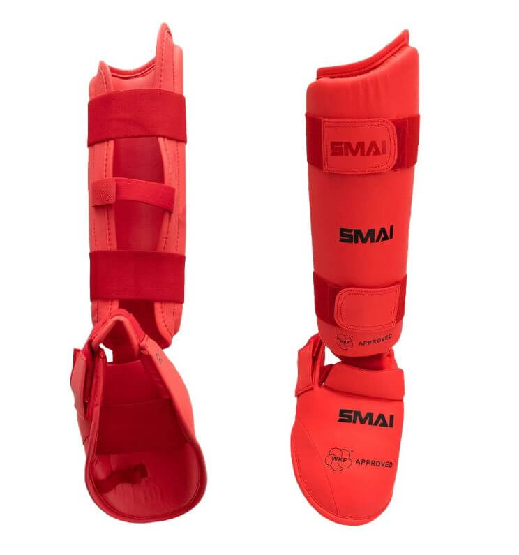 SMAI Karate skinnebens- og fodbeskytter - WKF 6 protege-tibia-og-karat-fod-smai-wkf-rougz