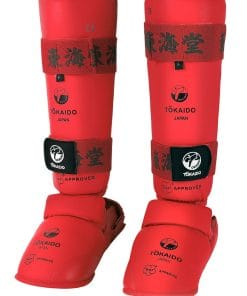 Tokaido Kanji karate skinnebens- og fodbeskyttere WKF-godkendt