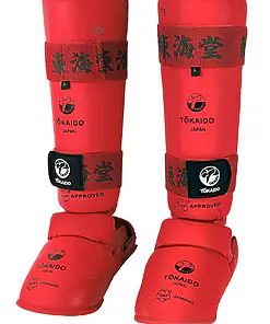 Tokaido Kanji karate skinnebens- og fodbeskyttere WKF-godkendt