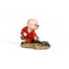 rød buddha-statuette